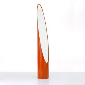Specchio modello Unghia rosso