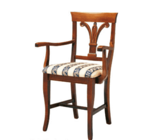 Sedia in legno modello Giglio capotavola