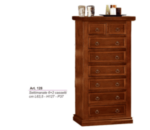 Settimanale 6+2 cassetti ART.128