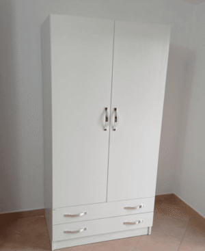 Armadio 2 ante con cassetti H.180 cm