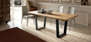 Tavolo fisso con piano rovere ART.002