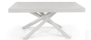 Tavolo allungabile con piano bianco consumato ART.003