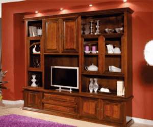 Parete attrezzata bugnato Arte povera ART.026