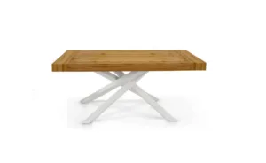 Tavolo allungabile con piano rovere nodato ART.004