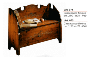Cassapanca tirolese ART,074/075