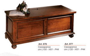 Cassapanca in legno ART.076/077