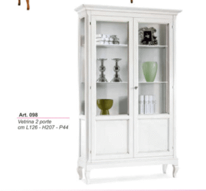 Vetrina 2 ante in legno arte povera ART.098