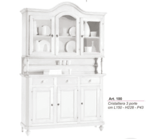 Cristalliera napoletana in legno ART.100