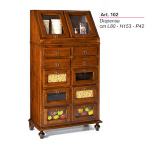 Dispensa Arte Povera 80x42x153 cm ART.102