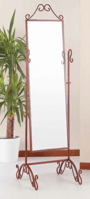 Specchio in ferro battuto R.04009