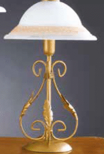Lampada piccola in ferro battuto Ø 22 R.04022
