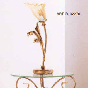 Lume 1 luce in ferro battuto R.02276