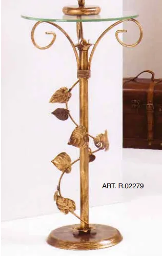 Tavolino alto in ferro battuto R.02279
