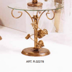 Tavolino basso in ferro battuto R.02278