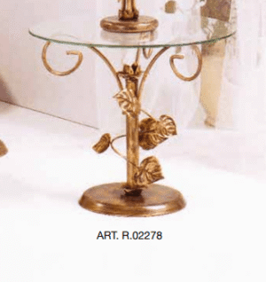 Tavolino basso in ferro battuto R.02278