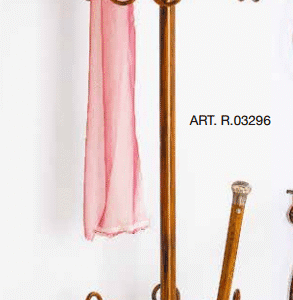 Appendiabiti foglie in ferro battuto R.03296