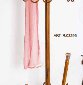 Appendiabiti foglie in ferro battuto R.03296