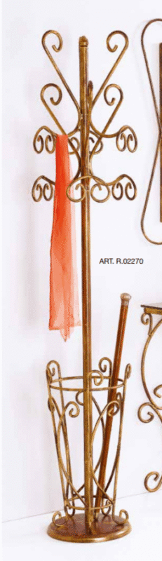 Appendiabiti in ferro battuto R.02270