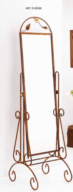 Specchio in ferro battuto R.3299