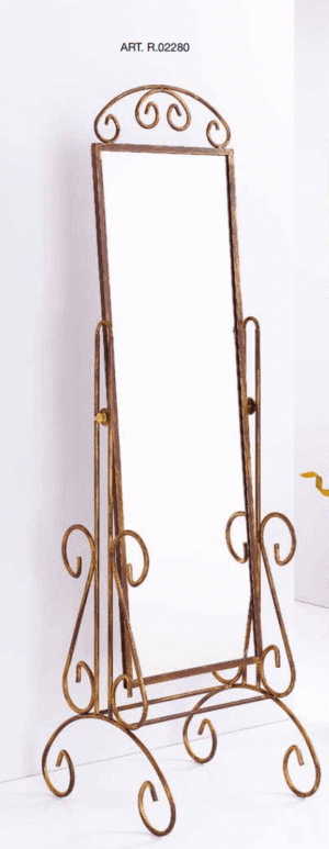 Specchio in ferro battuto R.02280