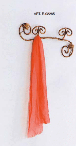 Appendiabiti in ferro battuto R.02285