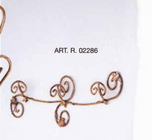 Appendiabiti in ferro battuto R.02286