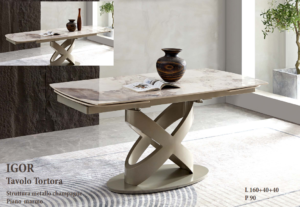Tavolo Igor tortora allungabile