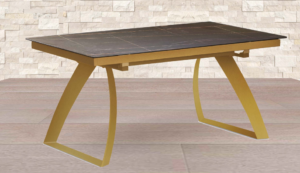 Tavolo Luxuria allungabile in marmo nero