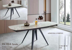Tavolo Ischia allungabile in marmo