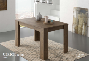 Tavolo Ulrich allungabile 140x90 cm noce