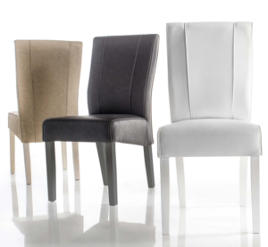 Sedia Lucca in ecopelle varie colorazioni