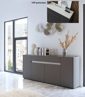 Madia Rodi Grafite e marmo