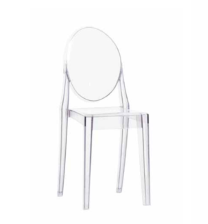 Sedia Demetra in policarbonato trasparente