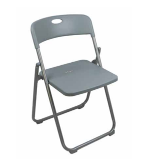 Sedia Layla in metallo grigio o bianco