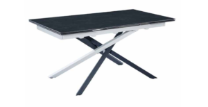 Tavolo allungabile Artemide 160x90 con piano ceramica antracite